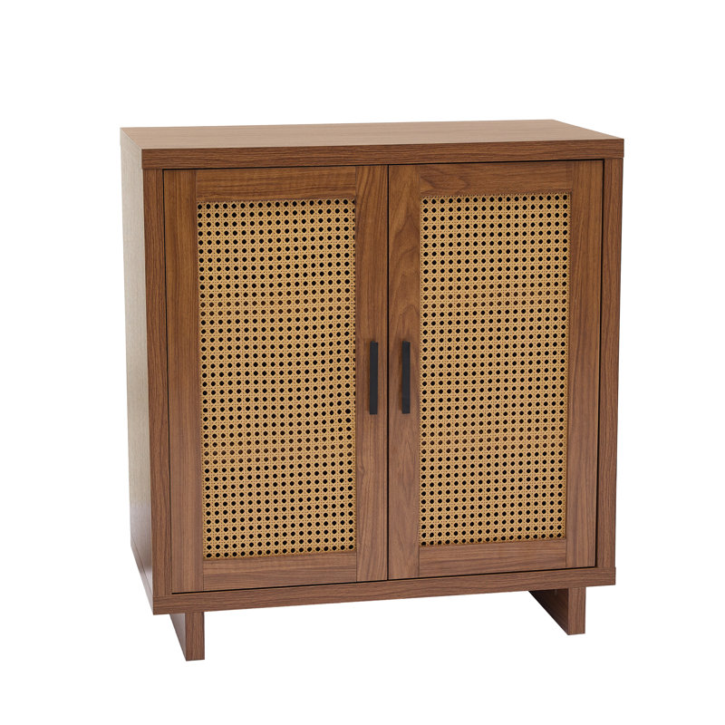 Youssouf 30.02'' Wide Accent Cabinet, Walnut