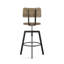 Tabouret pivotant en bois massif Buth-762607049