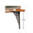 Aluminum Ornate Wall Shelf Bracket