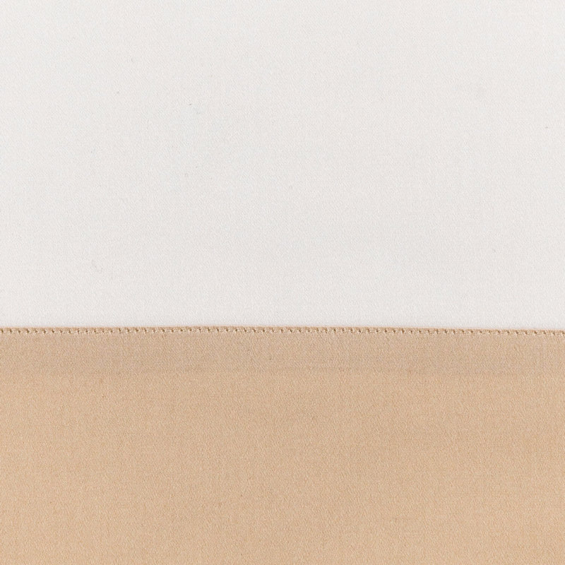 Bold Pillow Case, Euro Pillowcase, Milk/Savage Beige