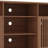 Modern Farmhouse TV Stand for Up to 70 Inch TVs, Multi-Functional Entertainment Center, Versatile Media Console for Living Room & Bedroom, Rustic Brown( Not Included Bookshelves & Storage)-192543001