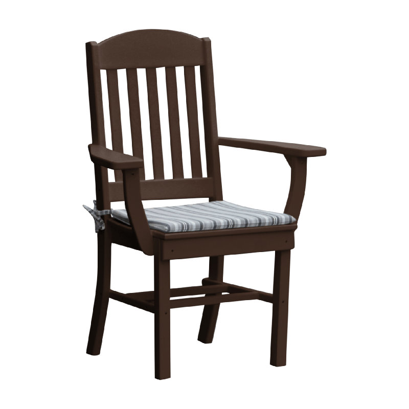Chaise de salle à manger Keystone Amish Co., Brun Tudor
