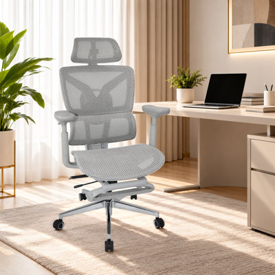 Rebrilliant Office Chair with Headrest
