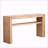 Rustic Solid Wood Console Table with Storage Shelf