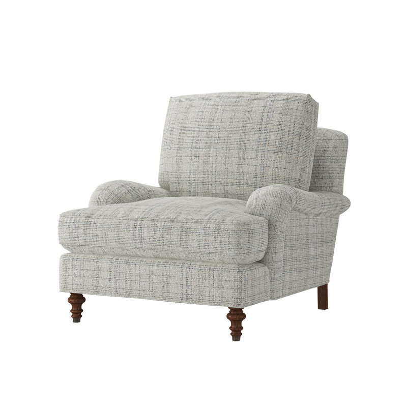 Fauteuil d'appoint Lotta, Lakeland fabriqué à la main, Dune