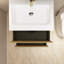 Meuble-lavabo simple 24 po avec plateau en céramique Ashira-1045654772