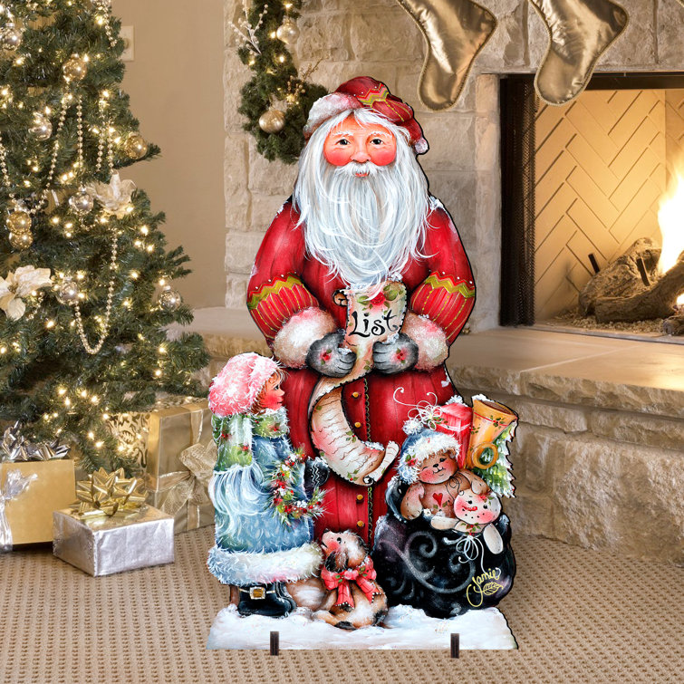 The Holiday Aisle® Christmas Wish List Outdoor Decor Figurine ...