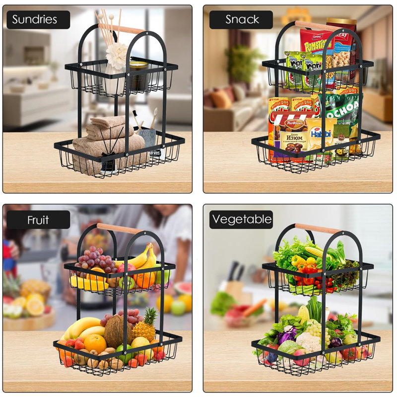 Belfry Kitchen Andrae Metal Fruit Basket