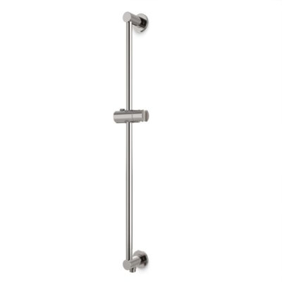 Slidebar With Integrated Water Outlet And Round Escutcheons Satin Brass