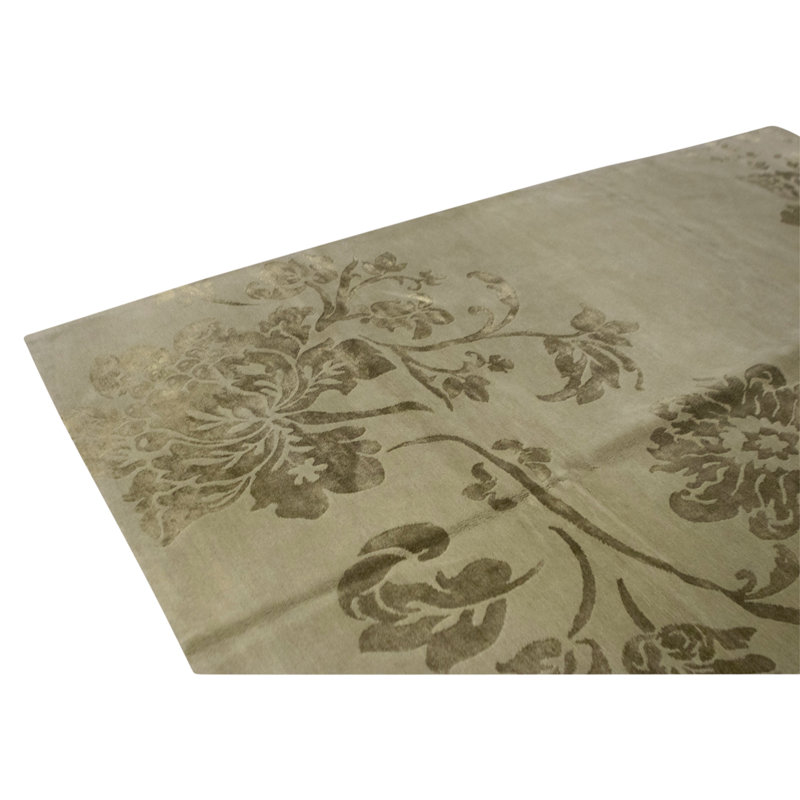 Hand Knotted Area Rug in Sky