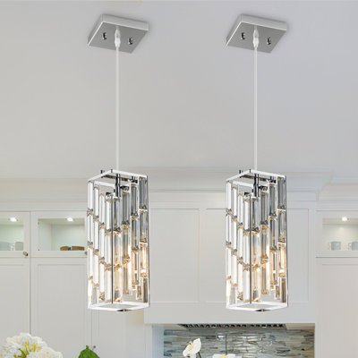 Catine - Luminaires suspendus pour îlot de cuisine, luminaire suspendu réglable pour îlot de cuisine