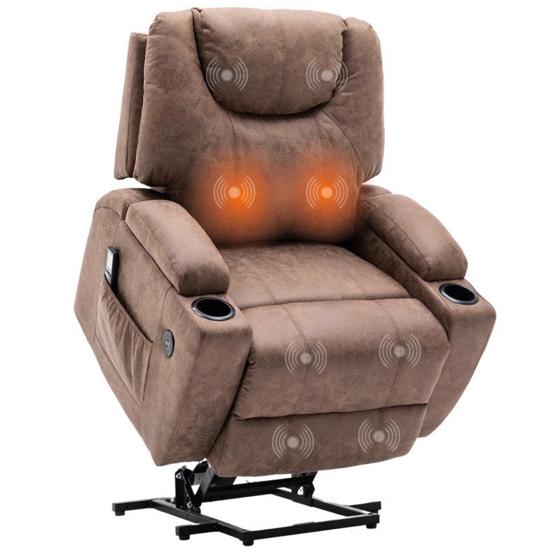 Fauteuil inclinable Jayace, Brun clair