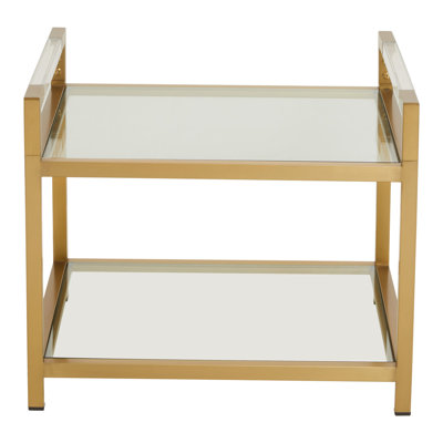 Glass Top End Table