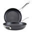 Anolon 10-Inch and 12-Inch Hybrid Nonstick 1.93 Quarts Frying Pan Set, Black