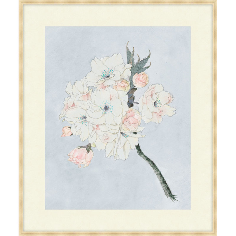 Delicate Flower Branch 2 Print, 23.75" H x 20.75" W