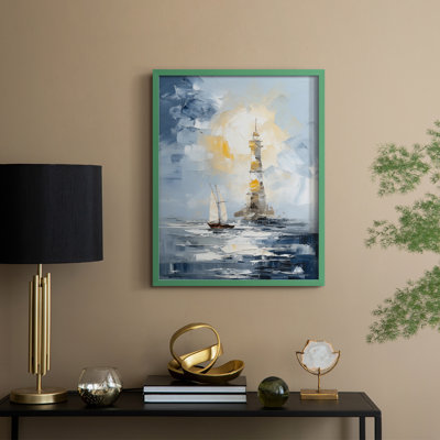 NAUTICAL Series Dxxxix, reproduction encadrée - bois massif