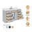 Thornaby Solid Wood Single Bathroom Vanity with 1.5'' Carrara Quartz Top-1680198779-1700356174