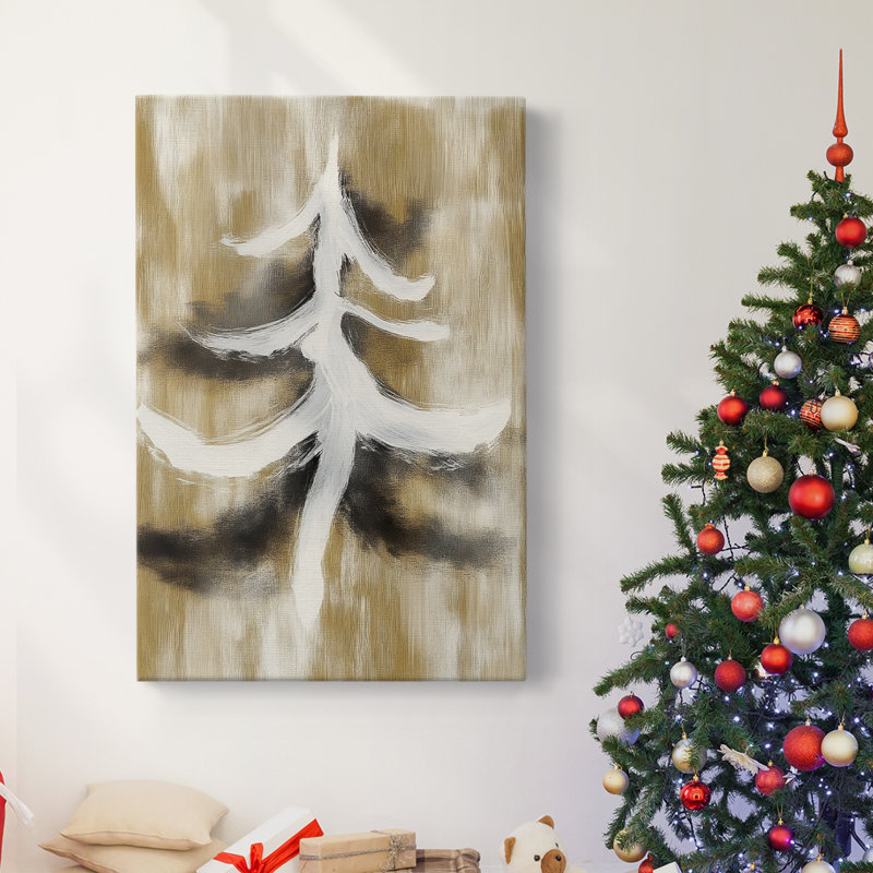 Art des Fêtes de Noël - Toile tendue avec châssis CCV, H 18 po x l 12 po