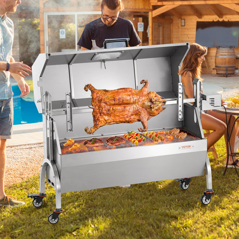 Rôtissoire à rôtir avec rôtissoire pour barbecue