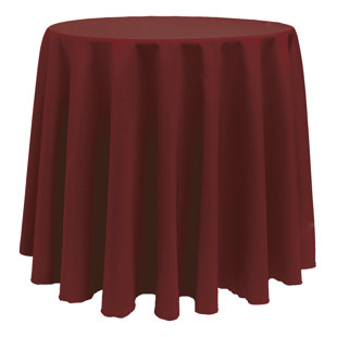 Solid Color Round Tablecloth