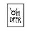 Pop Art & Retro Oh Deer Framed Art-1747270943
