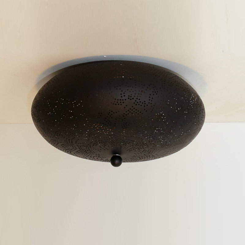 Chasteen Flush Mount, Gold, 12cm H x 50cm W x 50cm D
