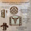 Metal Fireplace Screen 3 Panel Foldable Southwest Bull Skull Mesh Rustic Cabin Lodge Spark Guard