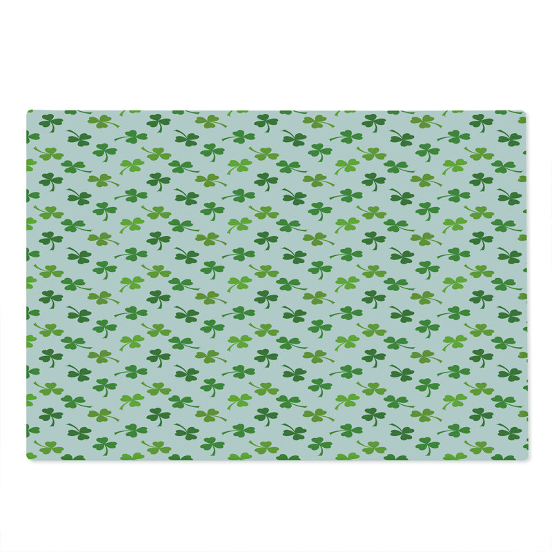 Planche à découper Ambesonne St. Patrick's Day grande taille vert lime multicolore