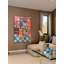 « a happy salle de jardin » par holly wojahn, reproduction d’art sur toile tendue-15813023