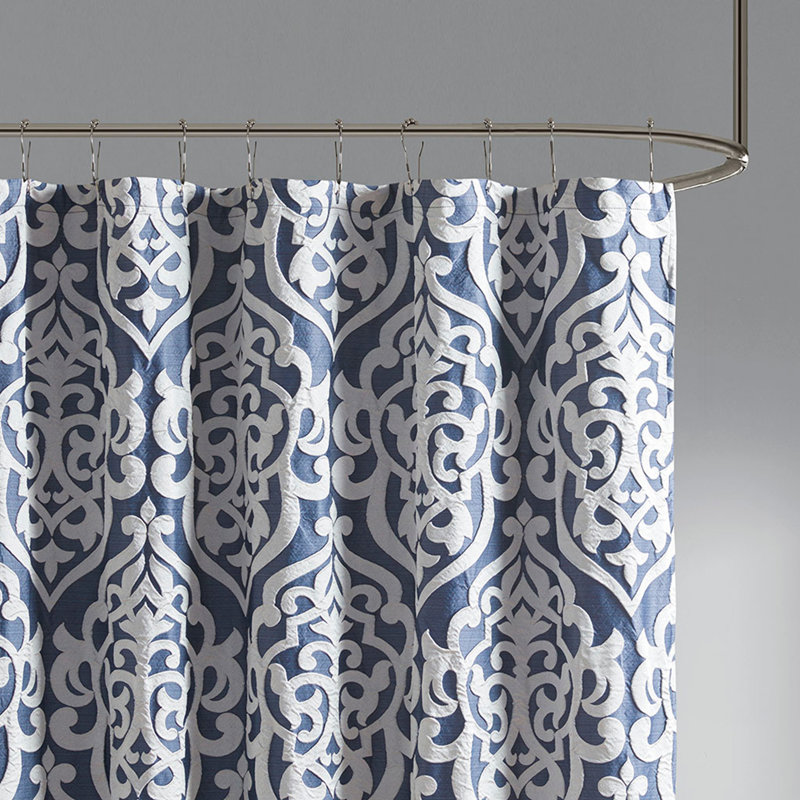 Rideau de douche jacquard