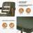 26" Upholstered Swivel Counter & Bar Stool with Armrest-332863166-302295351