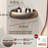 Bathroom Storage Rack With Non Perforated Triangular Basket, Washbasin Wall Storage Corner
