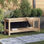 Alzugaray Solid Wood Outdoor Bench-707743954-707743950