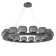 Vessel 16 - Light Dimmable LED Wagon Wheel Chandelier