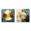 Ensemble de 2 disques vinyle dorés et verts Melody I-1959881516