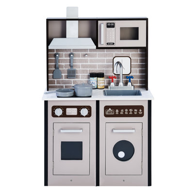 Burgundy Classic Play Kitchen - Espresso / Black