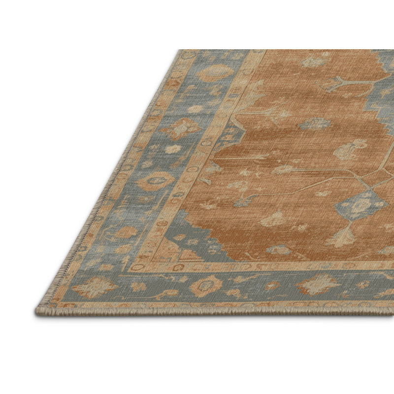 Tapis brun lavable à la machine, Tapis de couloir 2 pi x 5 pi