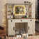 Azraf 47.2"W Farmhouse Large Vanity Dressing Makeup Table with 5 Drawers