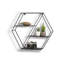Jadee 3 Piece Hexagon Metal Tiered Shelf-1826142592