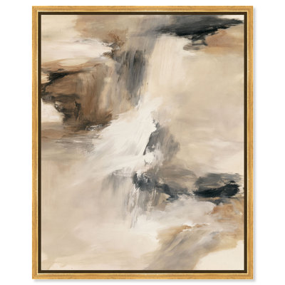 Tableau sur toile encadrée Desert Gale II, style bohème, par Art Remedy, cadre doré, 30 x 36 pouces