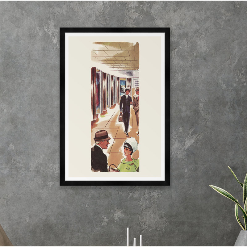 Hallway Conversation Print