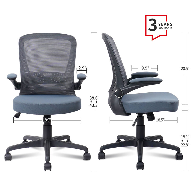 Fauteuil de bureau ergonomique en filet Kyric