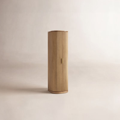 Nova Linen Cabinet In Reeded Birch