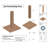Classy Kitty Knock Down Cat Post Scratching Post