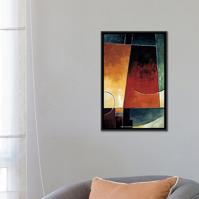 «In the Mix I», reproduction d'art sur toile, H 26 po x l 18 po x P 1,5 po, Toile avec cadre noir, Pas de tapis