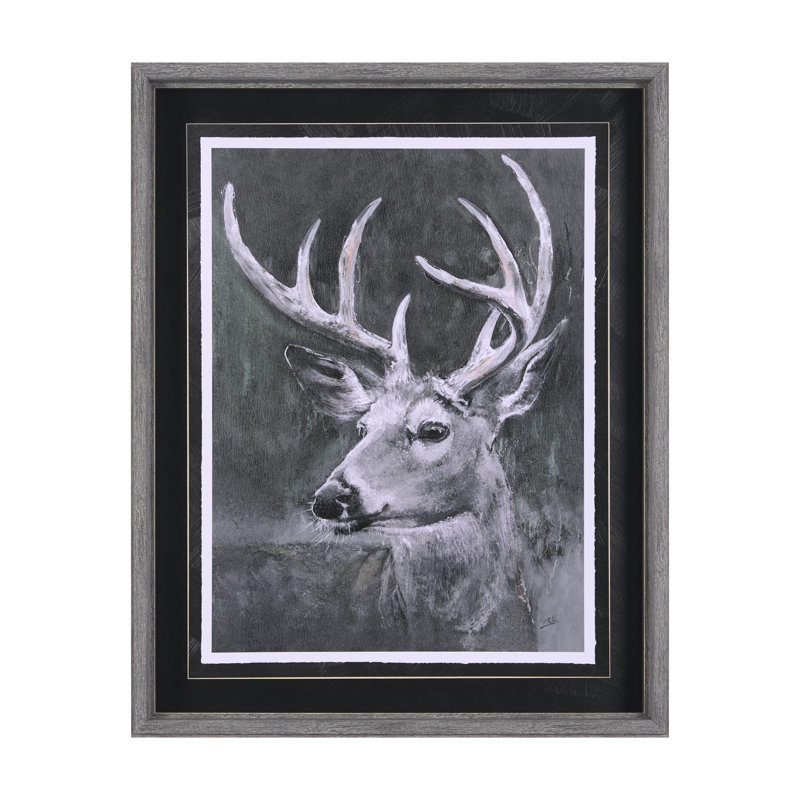 «Animal Portrait», reproduction d'art encadrée à la main avec passe-partout, Portrait d'animal IV