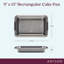 Anolon Advanced Bakeware Nonstick Rectangular Baking Cake Pan with Silicone Grips