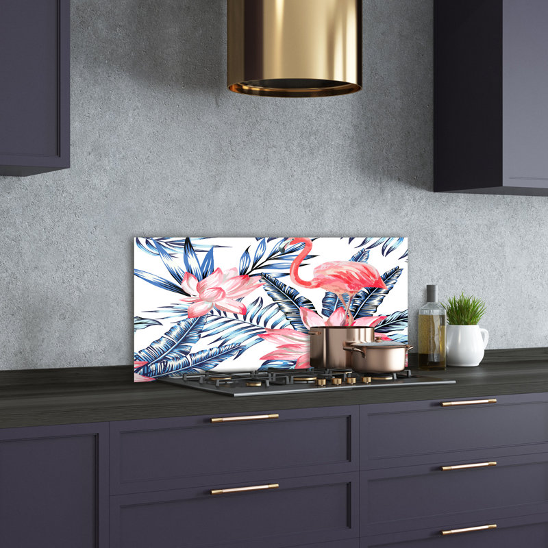Helios 50cm W x 100cm L Glass Peel and Stick Panel