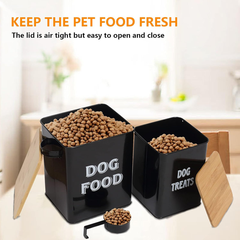 6,61 lb Bois, acier au carbone, contenant de rangement en plastique, Noir