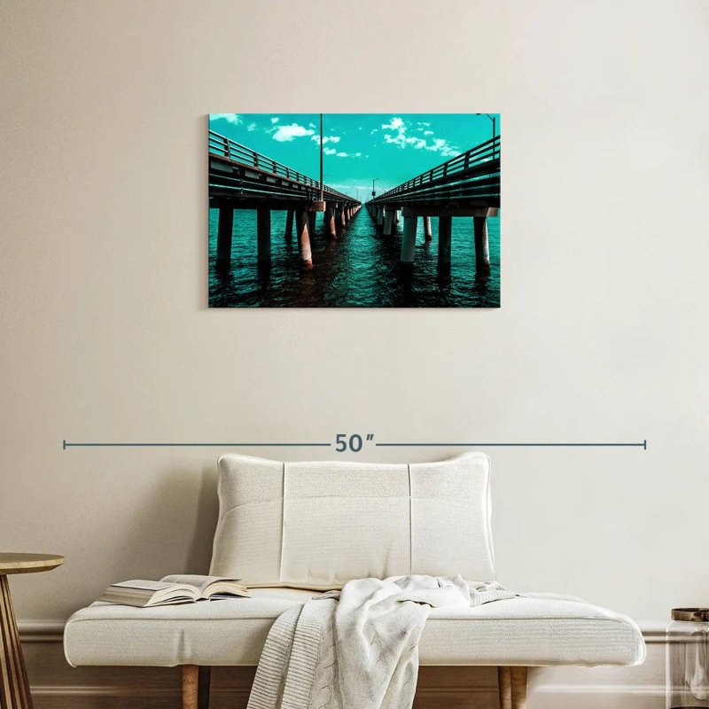 Lilie Chesapeake Bay Bridge Retro, H 20 po x l 30 po
